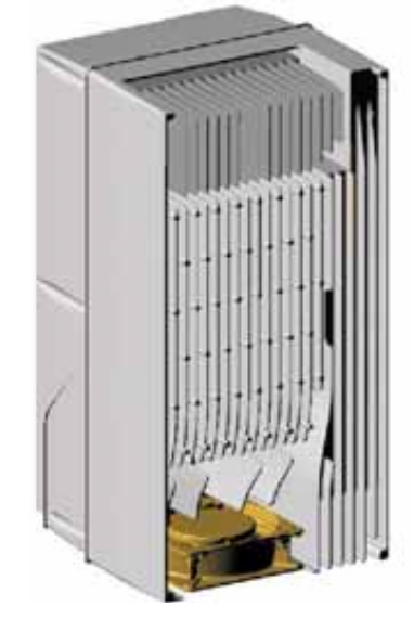 Контакт с окружающей средой имеет только радиатор преобразователя Контакт с окружающей средой имеет только радиатор преобразователя